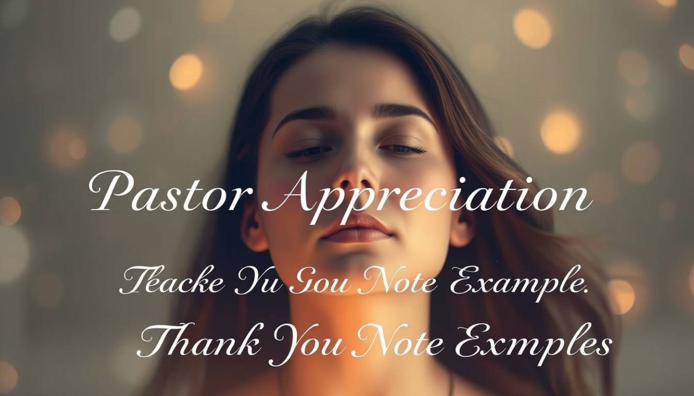 42+ Pastor Appreciation Messages and Thank You Note Examples