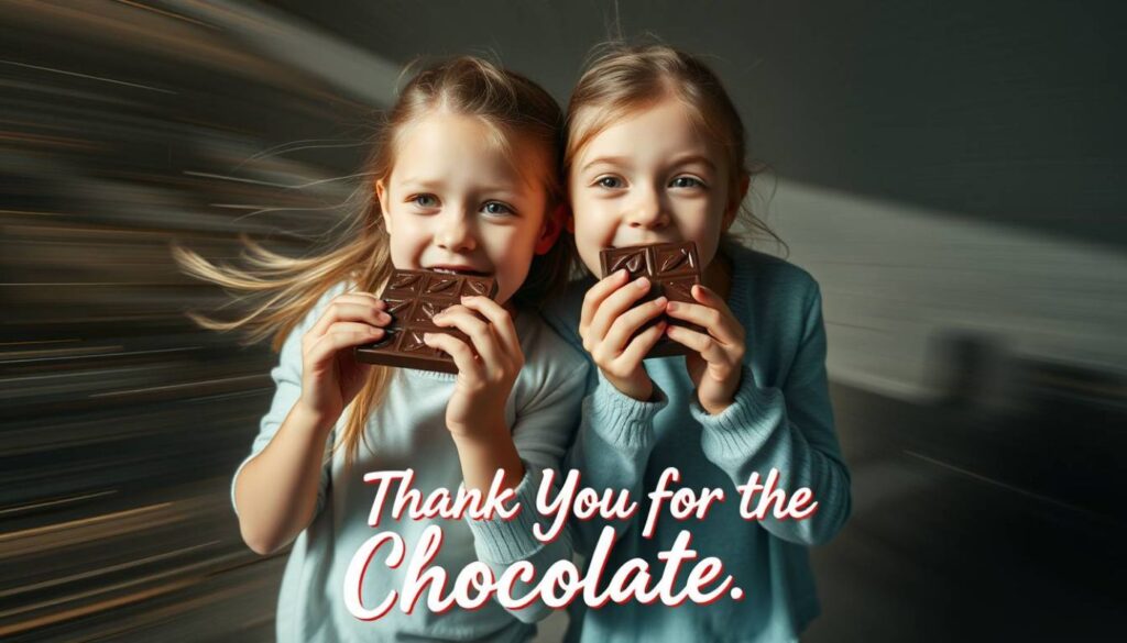 Thank You for a Gift of Chocolate in a Box