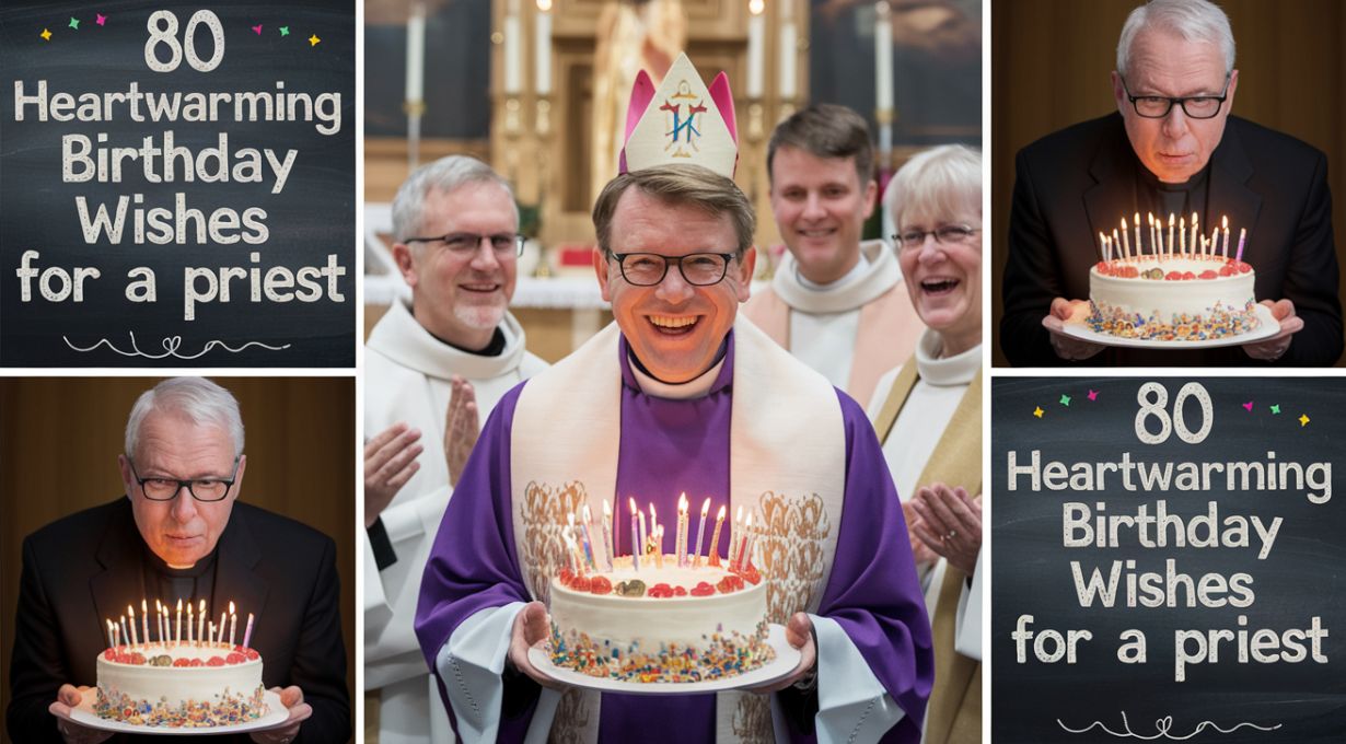 80 Heartwarming Birthday Wishes for a Priest