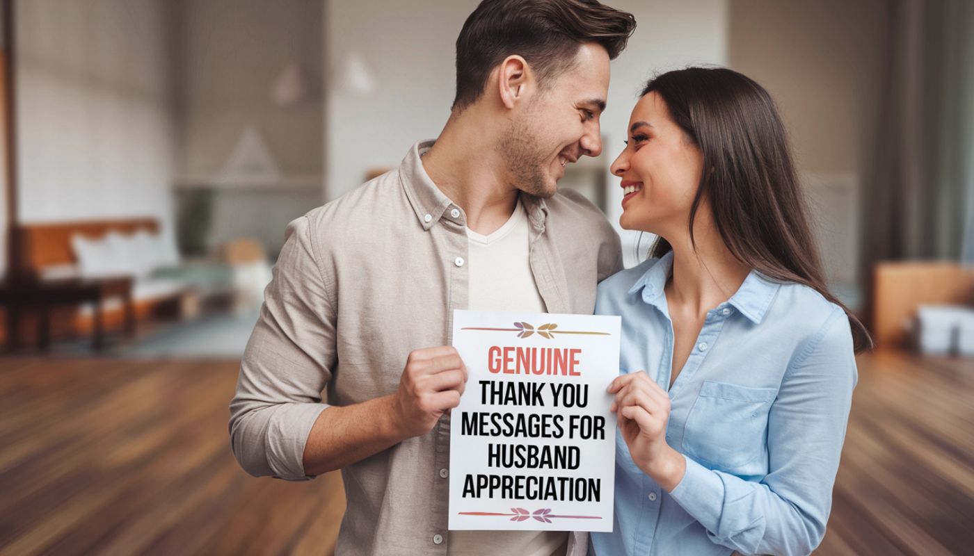 Genuine Thank You Messages for Husband Appreciation