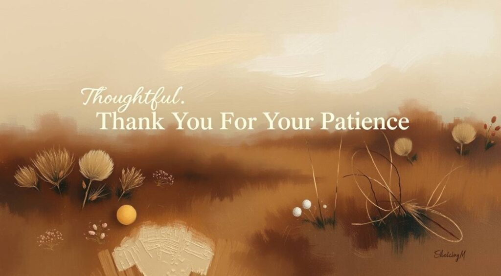 How to Craft a Thoughtful Thank You Message for Patience