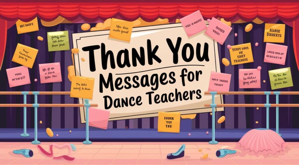 Thank You Messages for Competition Dance Teachers